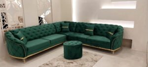 coltar living sufragerie Torino verde Royal