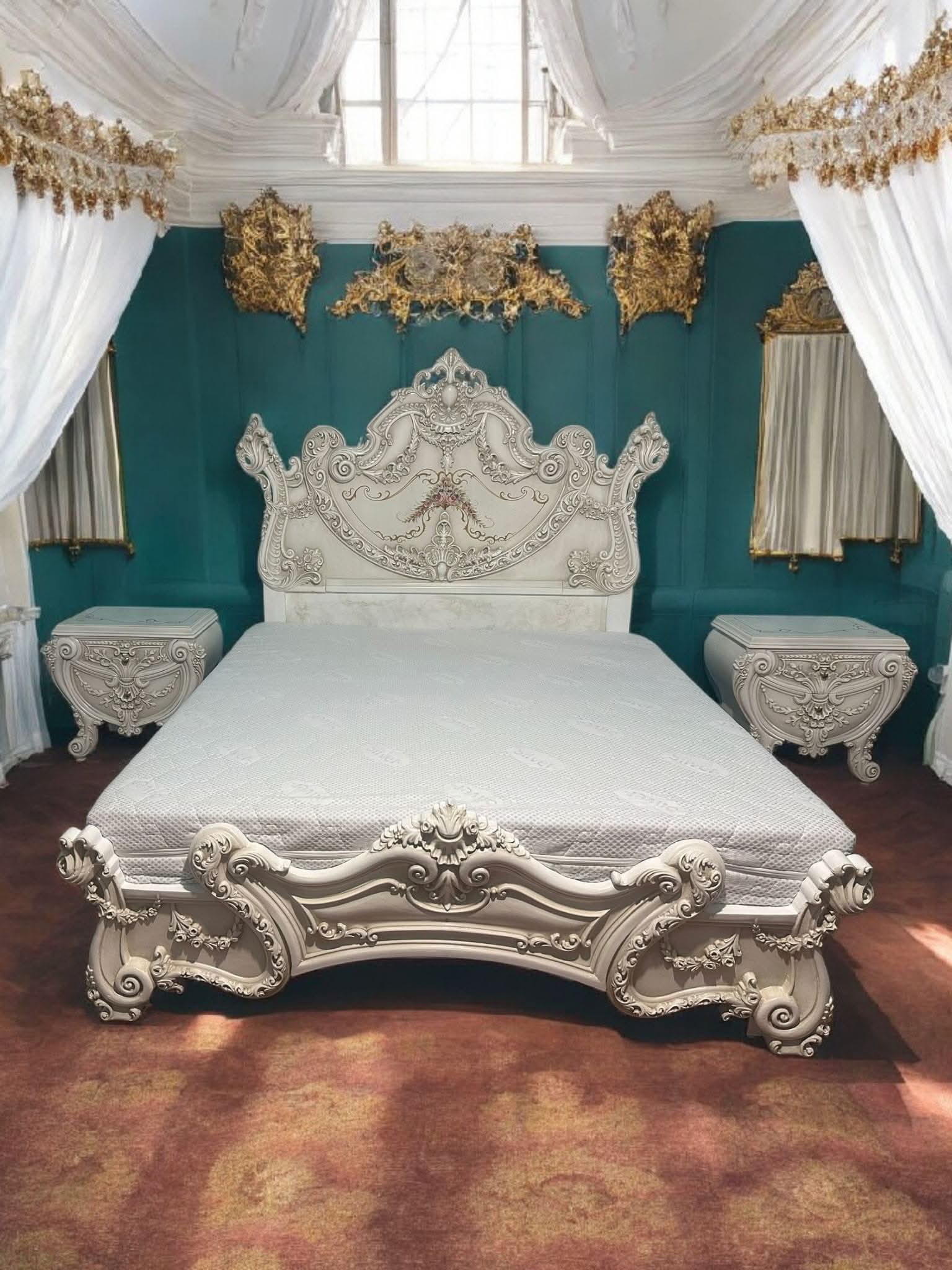 Set dormitor clasic lemn masiv – Poem